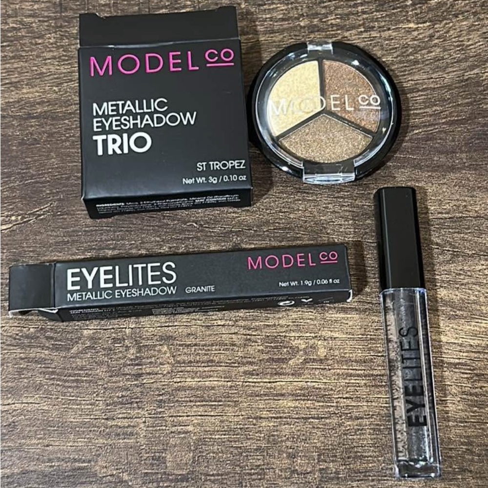 ModelCo St Tropez Eyeshadow Trio and Granite Eyelites Set